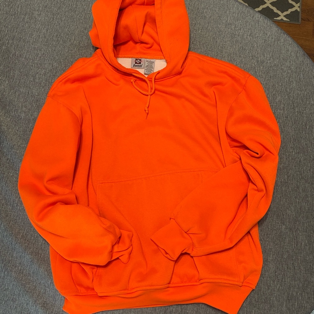 Vibrant Orange Men's Hoodie
